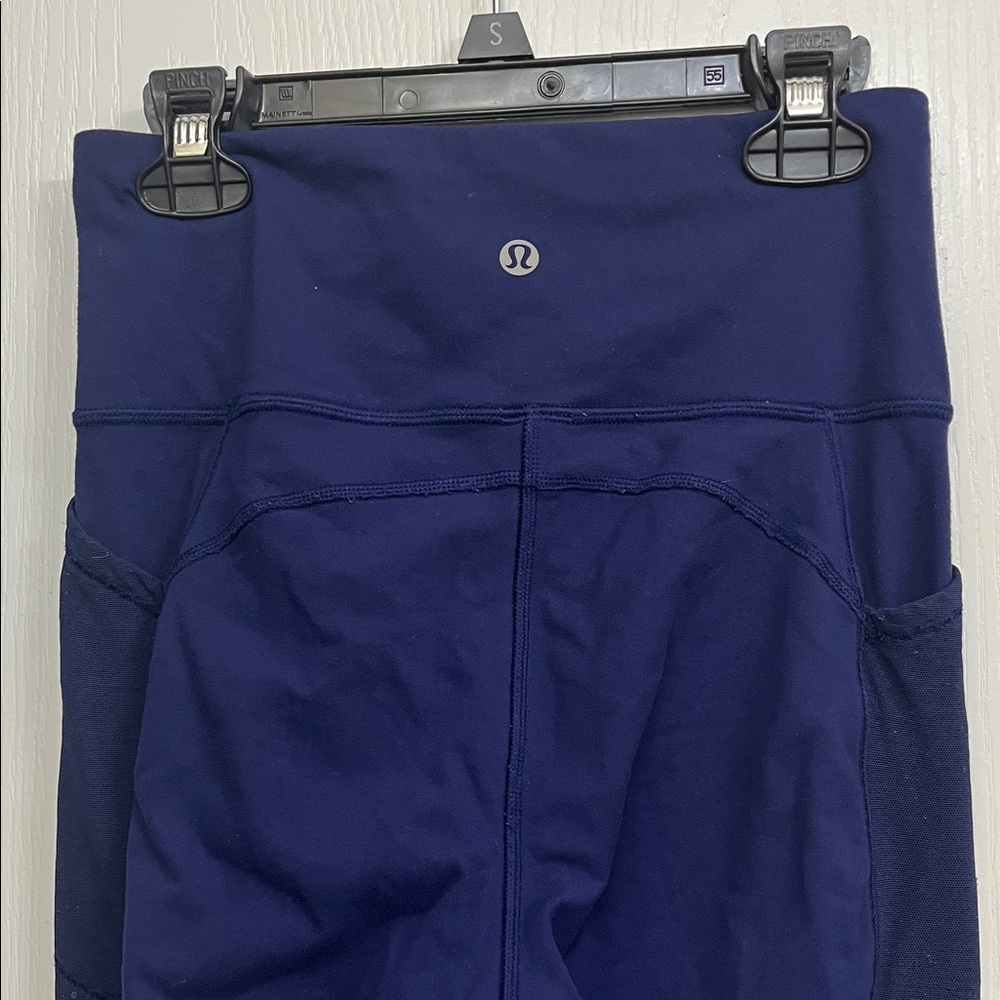 Lululemon Women's Navy High-Rise Athletic Leggings